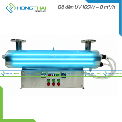  Bộ đèn UV 165W – 8 m3/h