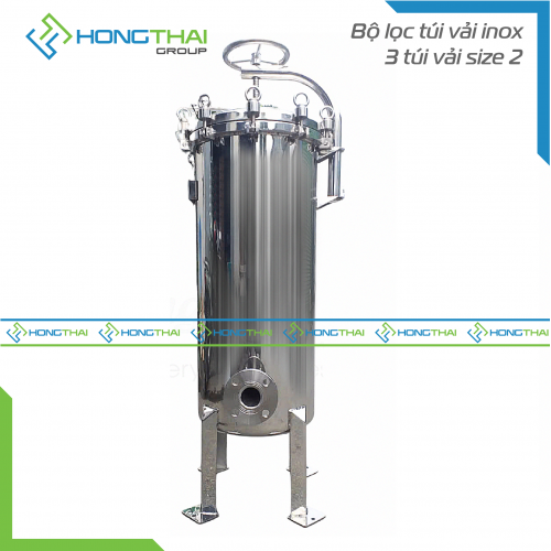 Bộ lọc inox 3 túi vải size 2