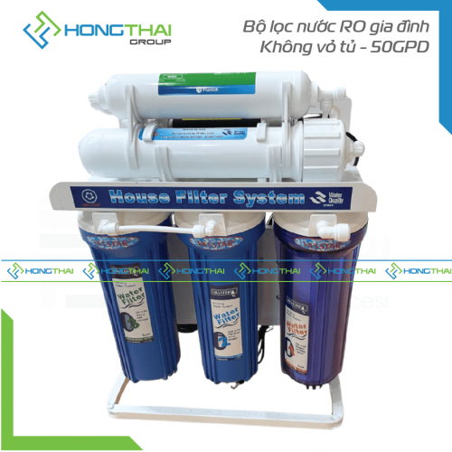 Bộ lọc nước RO gia đình không vỏ tủ 50GPD