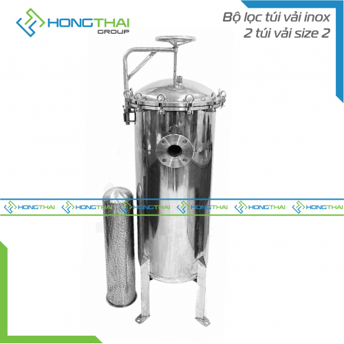 Bộ lọc túi vải inox - 2 túi vải size 2
