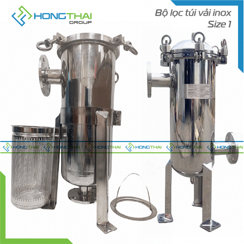 Bộ lọc túi vải inox - size 1