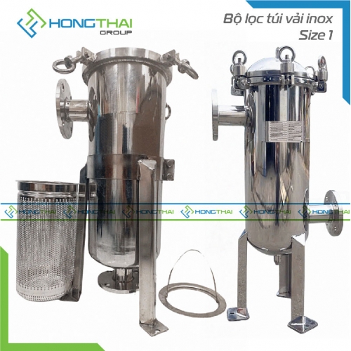 Bộ lọc túi vải inox - size 1