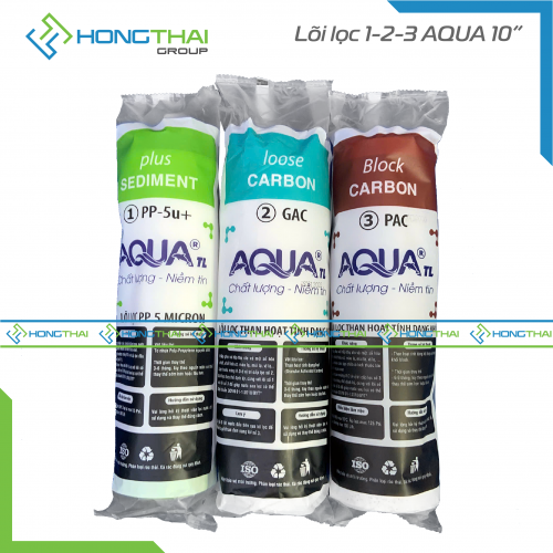 Bộ lõi lọc nước Aqua 1,2,3 10