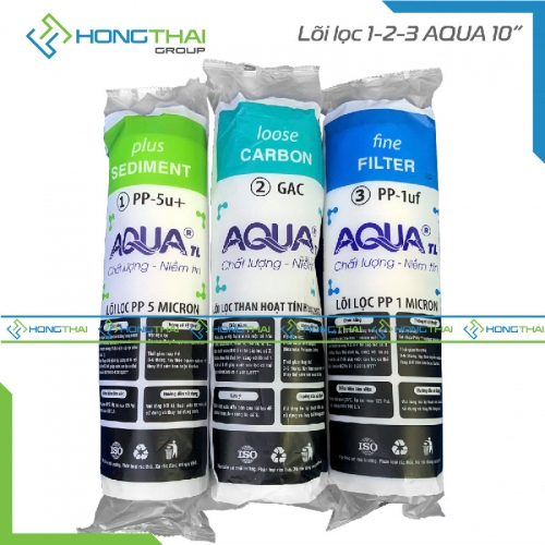 Bộ lõi lọc nước Aqua 1,2,3 10