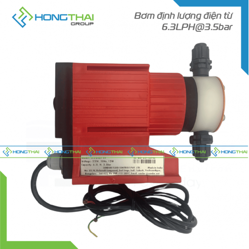 Bơm định lượng điện từ 6.3LPH@3.5bar