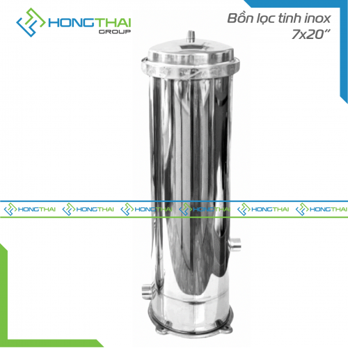 Bồn Lọc Tinh Inox - 7 Lõi - 20 inches