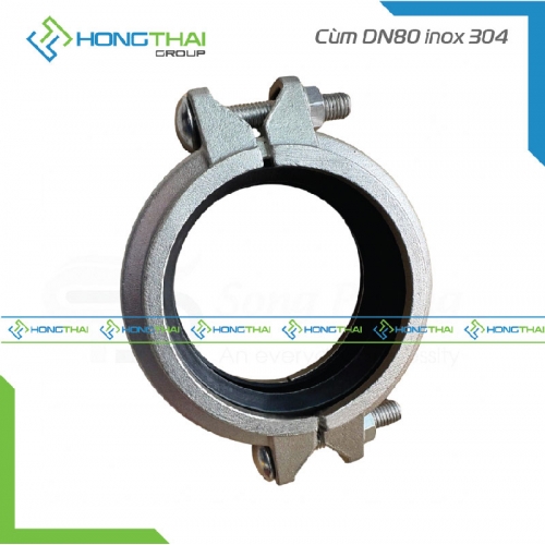 Cùm DN80 inox 304