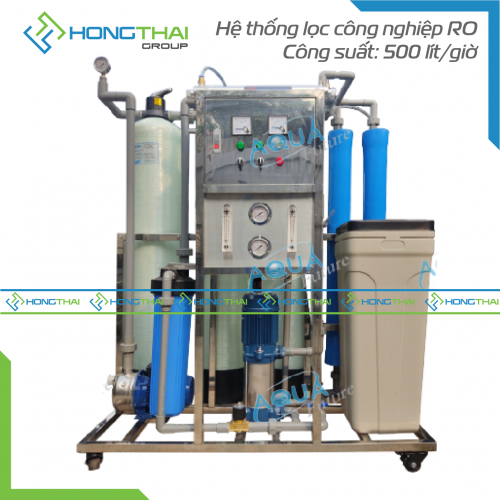 Hệ thống lọc nước công nghiệp RO - Công suất: 500 lít/giờ