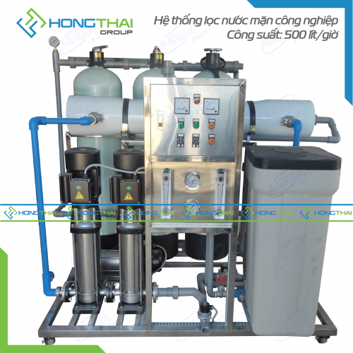 Hệ thống lọc nước mặn công nghiệp - Công suất: 500 lít/giờ