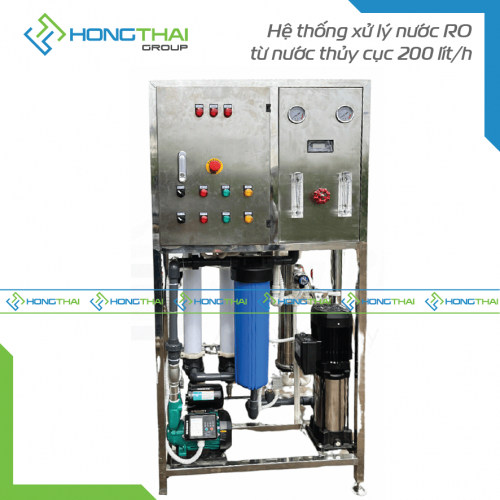  Hệ thống xử lý nước RO từ nước thủy cục 200 l/h