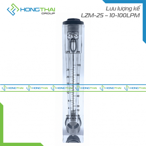Lưu lượng kế LZM-25 – 10-100LPM