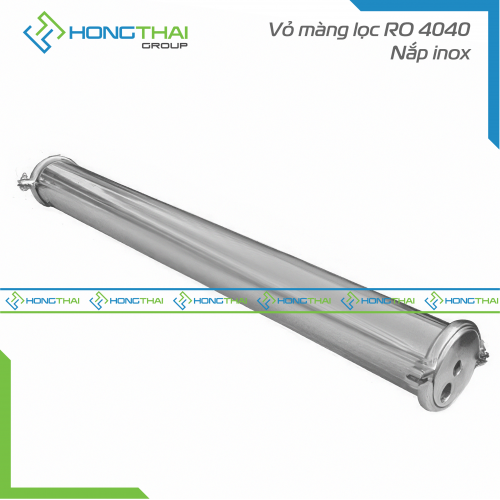  Vỏ màng lọc RO 4040 - Nắp inox