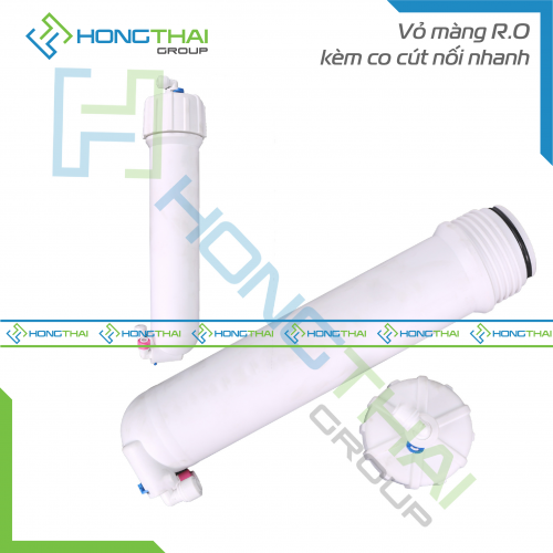 Vỏ màng RO nối nhanh kèm co cút