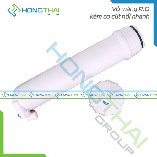 Vỏ màng RO nối nhanh kèm co cút